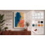 Overlapping Forms Mid-Century - Wrapped Canvas-1558850323-1558850324