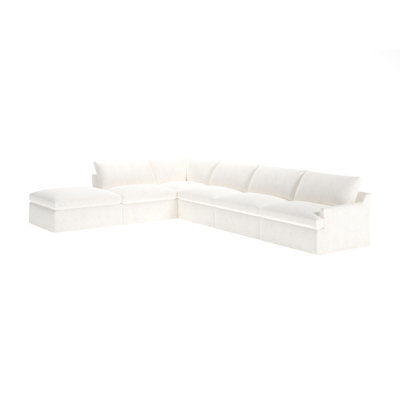 Wrenley 6-Piece Slipcovered Modular Sectional Right Hand Facing