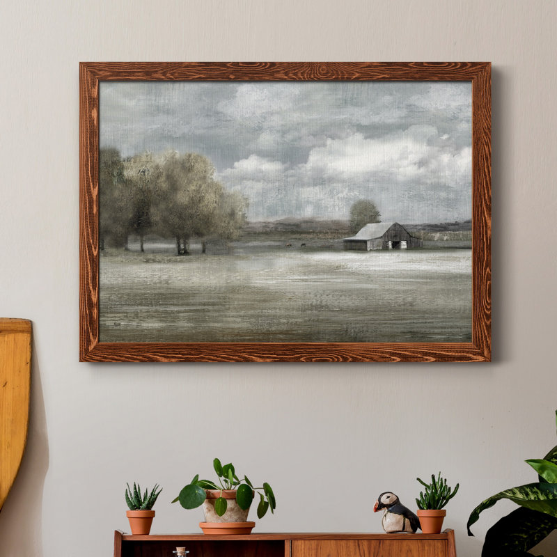 Country Quiet - Peinture sur toile encadrée, Érable, H 31 po x l 44 po x P 1 po