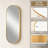Elliptical Full-Length Mirror – Wall-Mounted Mirror With Metal Frame, Ultra-Clear & Explosion-Proof Vanity Mirror, Simple & Classic Decorative Style – Ideal For Cloakroom, Bedroom, Or Living Room-947083777