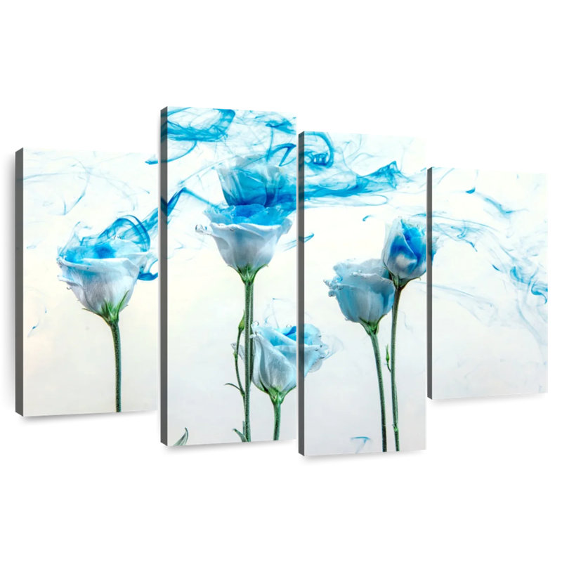 Harnek Underwater White Roses, 22'' H x 36'' W