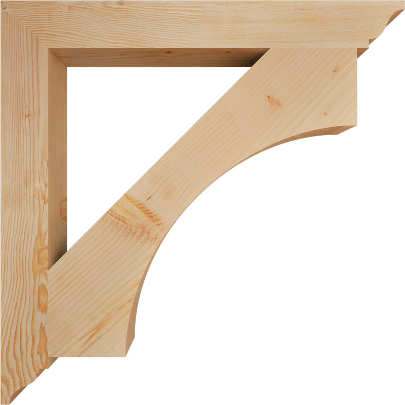 Support traditionnel Westlake, Lisse, Douglas, H 34 po x l 3,5 po x P 34 po