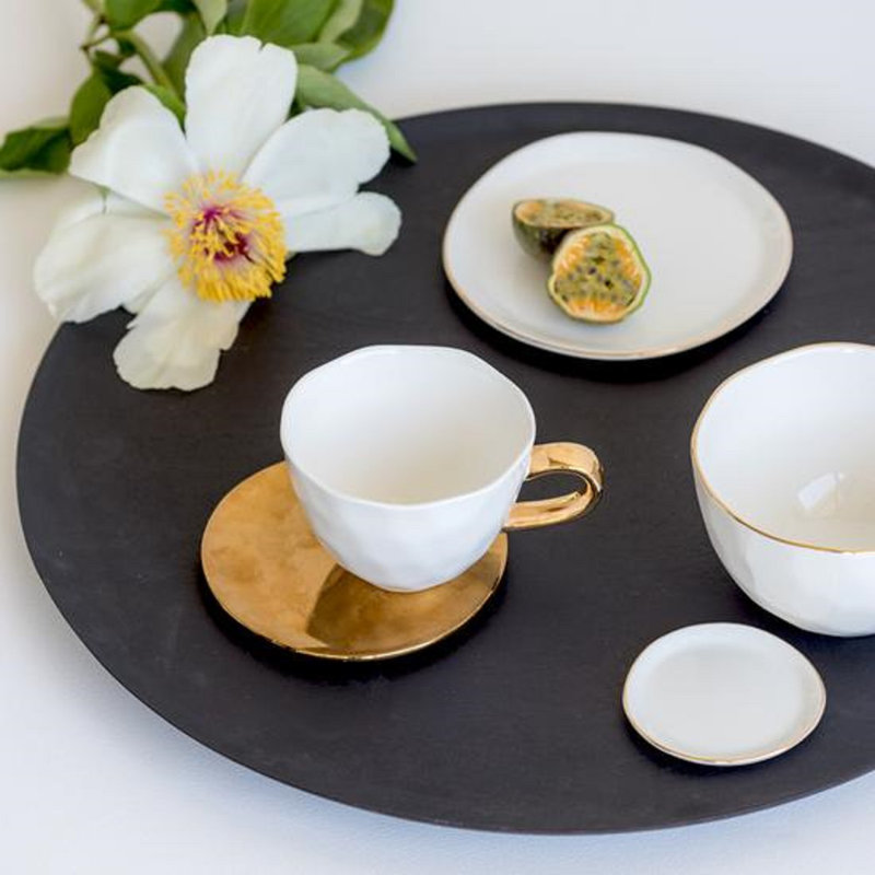 Good Morning Plate Small, White
