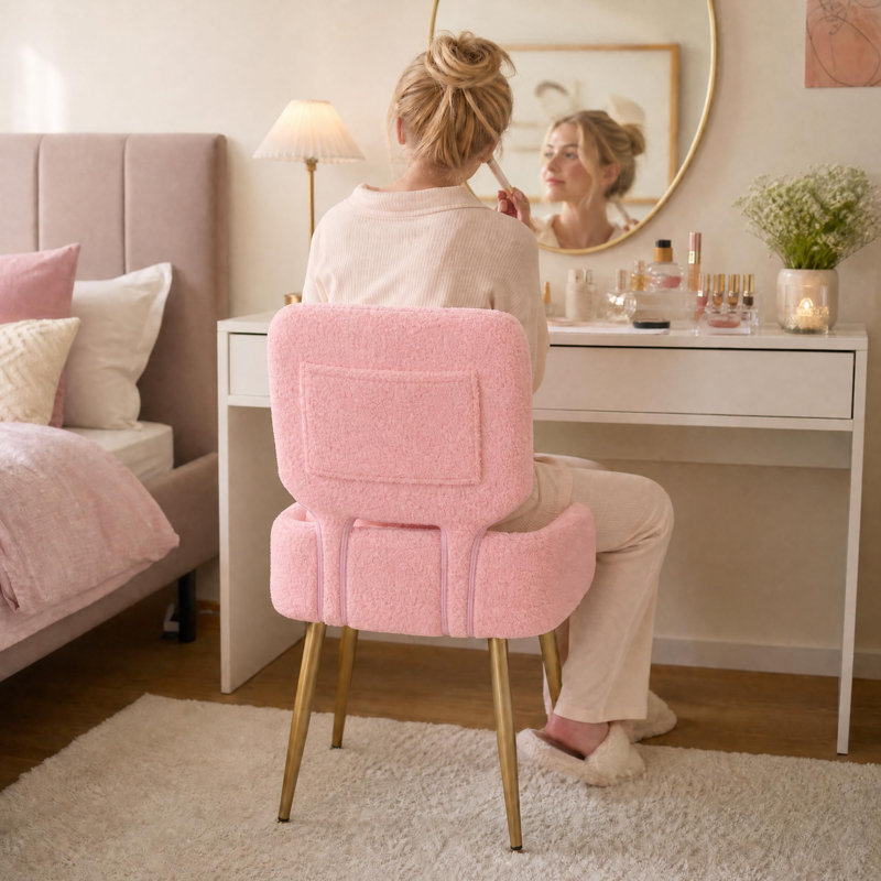 London Boutique Office Chair, Pink