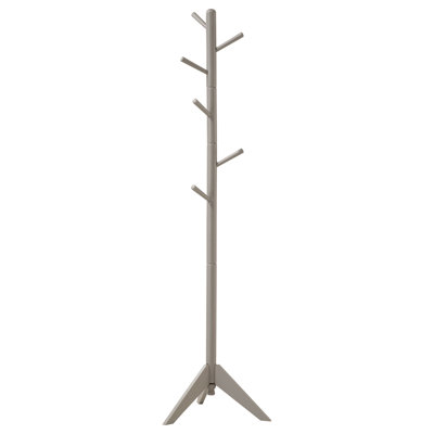 Maynor Solid Wood Freestanding 6 - Hook Coat Rack