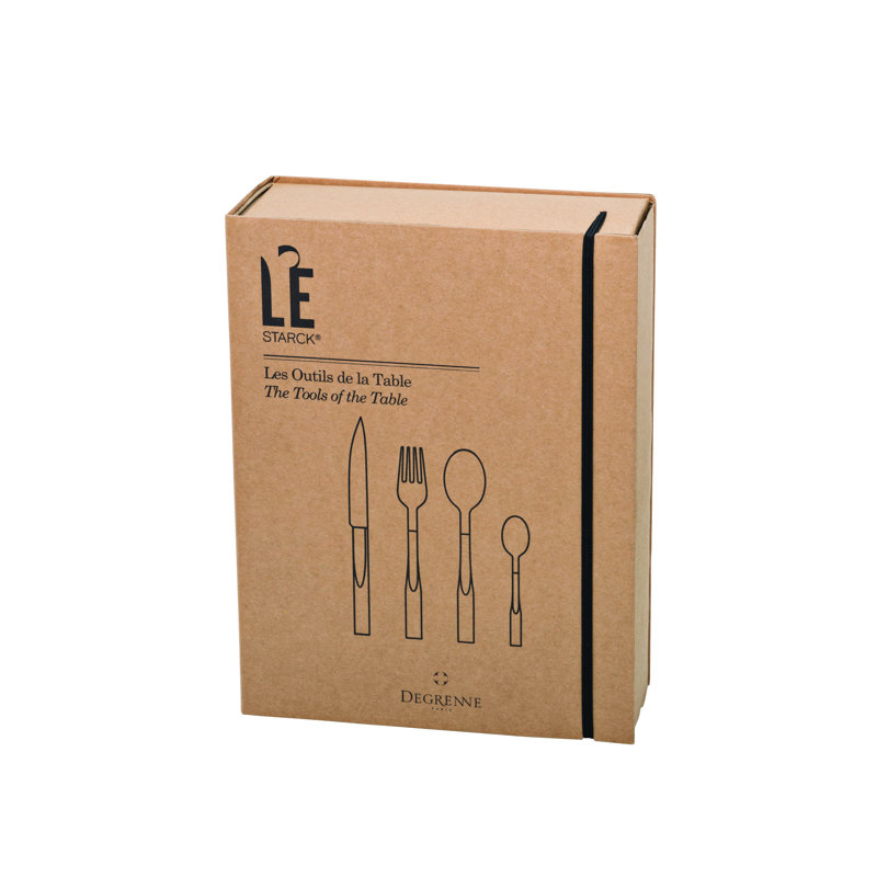 L'Econome By STARCK 24 - Piece Stainless Steel Flatware Set - Service for 6, Pink