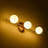 Ivory White Glass Globe Dimmable Vanity Light-334454612