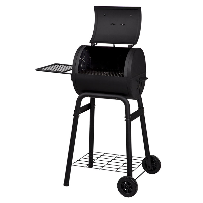Barbecue au charbon Dyna-Glo 33,5 "avec tablettes latérales
