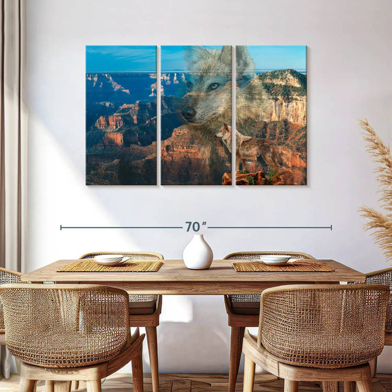 Brampt Haunted Canyon, 36" H x 57" W