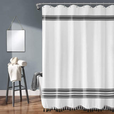 Dacy Shower Curtain with Hooks Included