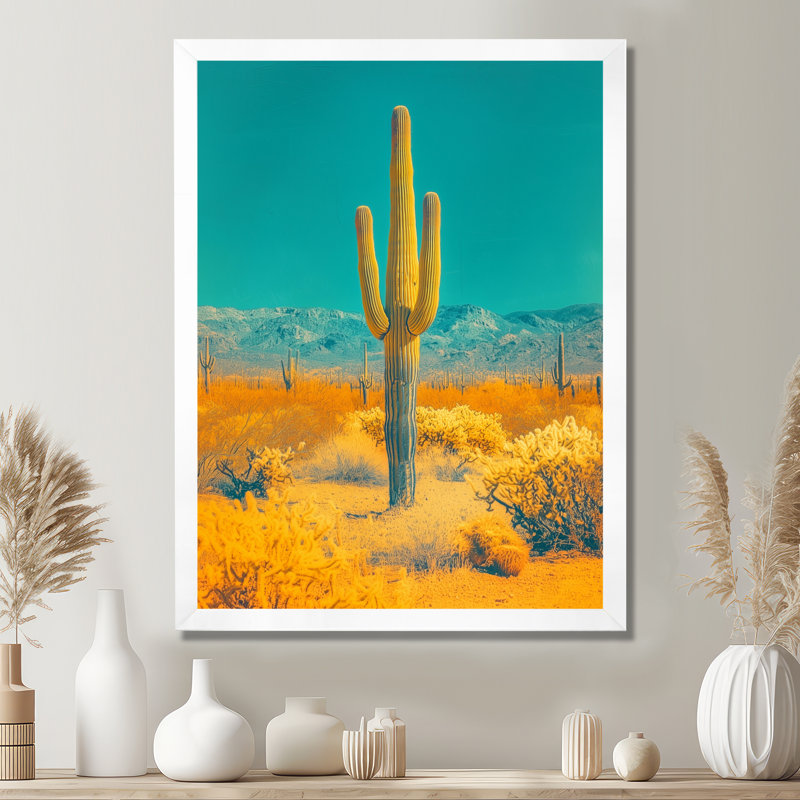 Maricelys - Floral Wall Art, H 32 po x l 24 po, Reproduction encadrée d'une seule photo, Blanc