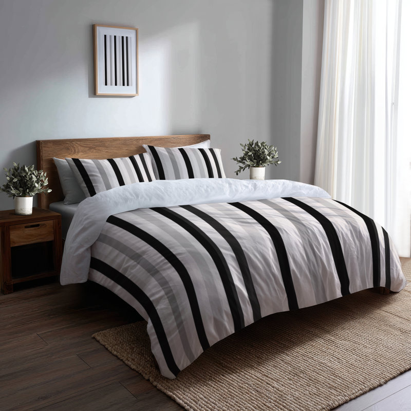 Ensemble de literie et de coussins décoratifs 6 pièces Modern Bedding, Édredon grand et 3 pièces supplémentaires