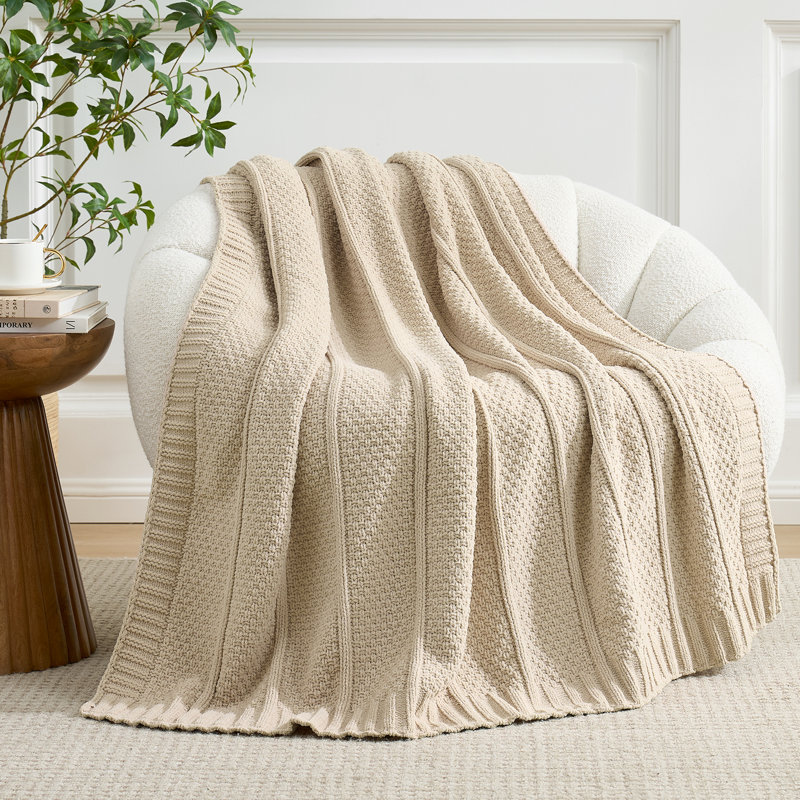 Jeté Chunky Knit, Beige