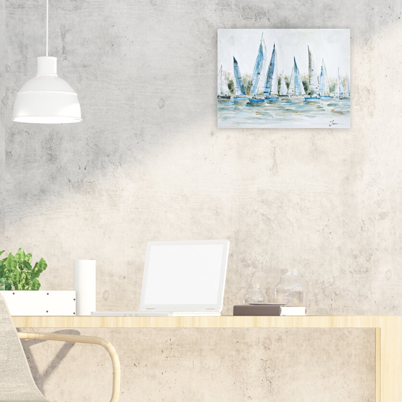 Peinture sur toile tendue, H 12 po x l 16 po x P 1,5 po