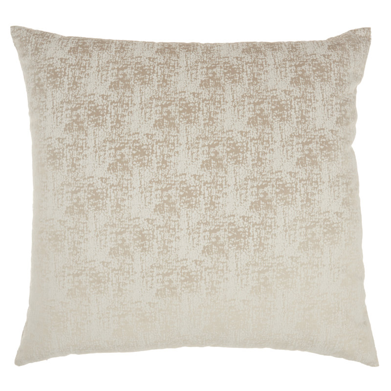  Square Pillow Cover and Insert, Beige