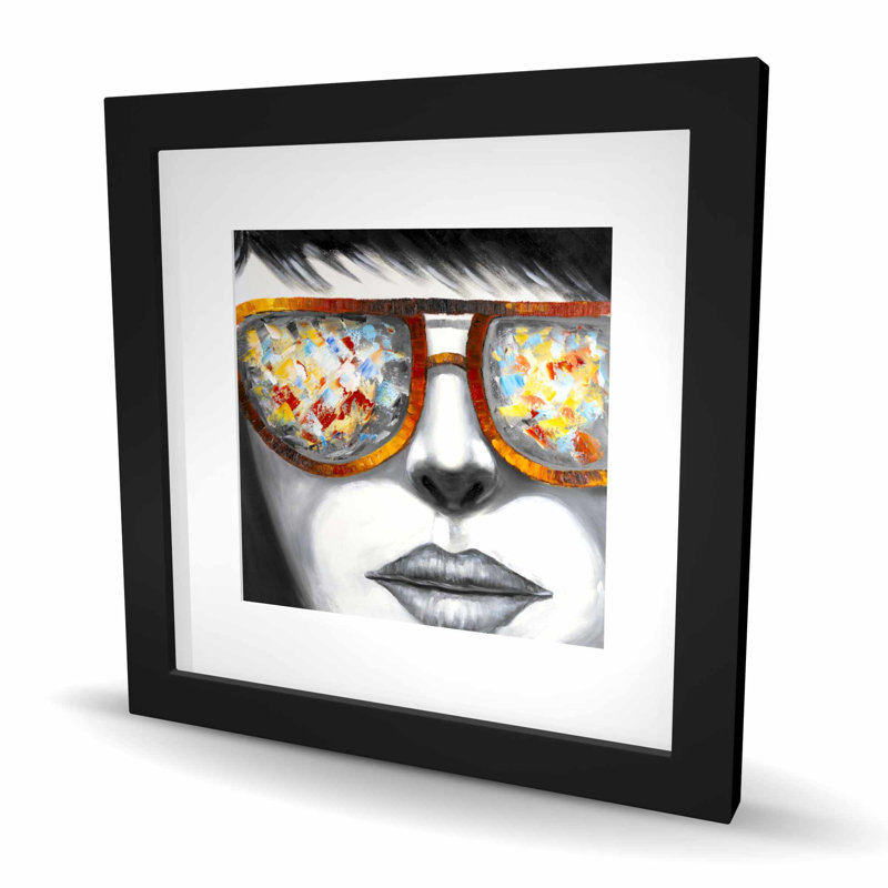 Lunettes de soleil colorées pour chambre à coucher orange