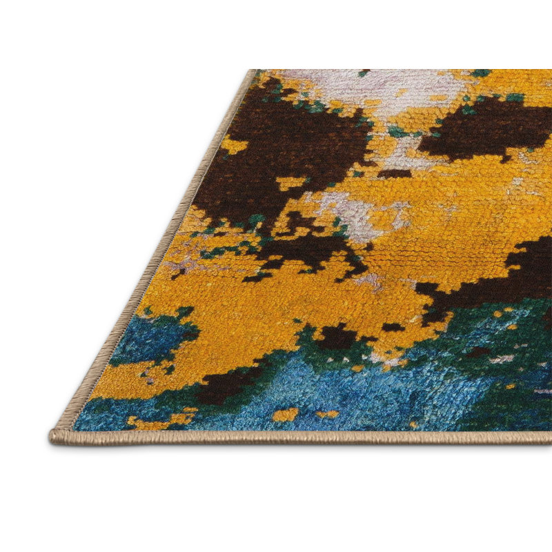 Abstract Indoor Rug, Rectangle 8' x 10'