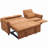 Tula Reversible Recliner Sofa with Pull-Out Bed & Adjustable Backrest-1610259310