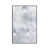 White Floater Framed