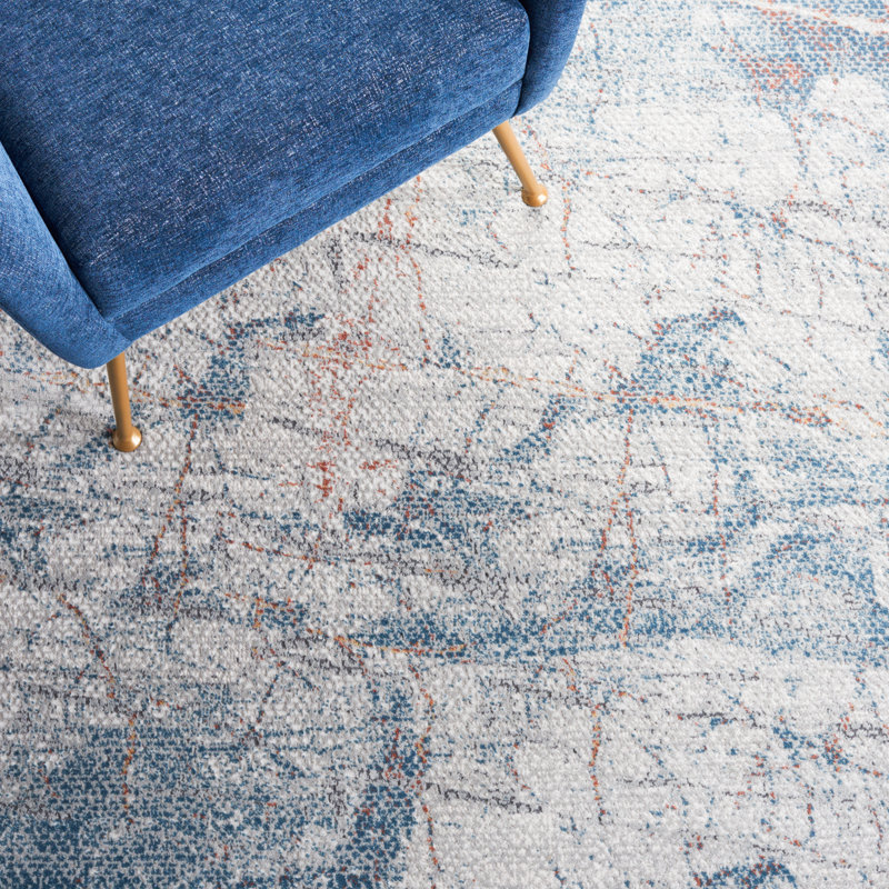 Vogue Performance Abstract Rug, Rectangle 4' x 6'