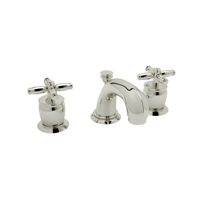 Zephyr Widespread Bathroom Faucet with Drain Assembly