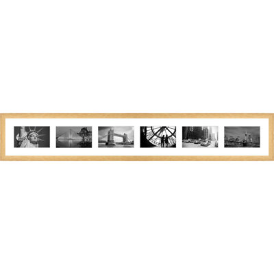 Laqueen Wood Picture Frame with Mat
