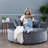 Compression Sofas, 55 Inch Polyester Chenille Modern Sofa for Home