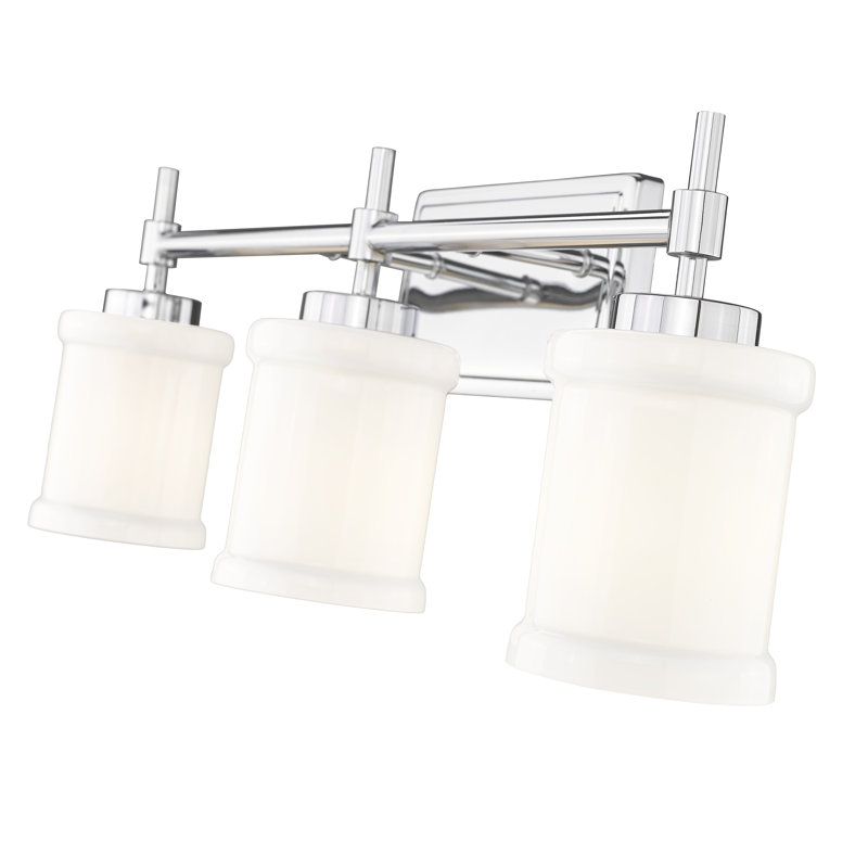 Cadoc 3 Light Vanity, Chrome