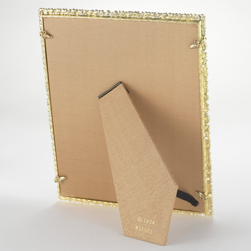 Evie Metal Picture Frame, 5" x 7", Gold