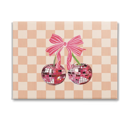 Toile à carreaux, cerise et fruits par Amelia Noyes