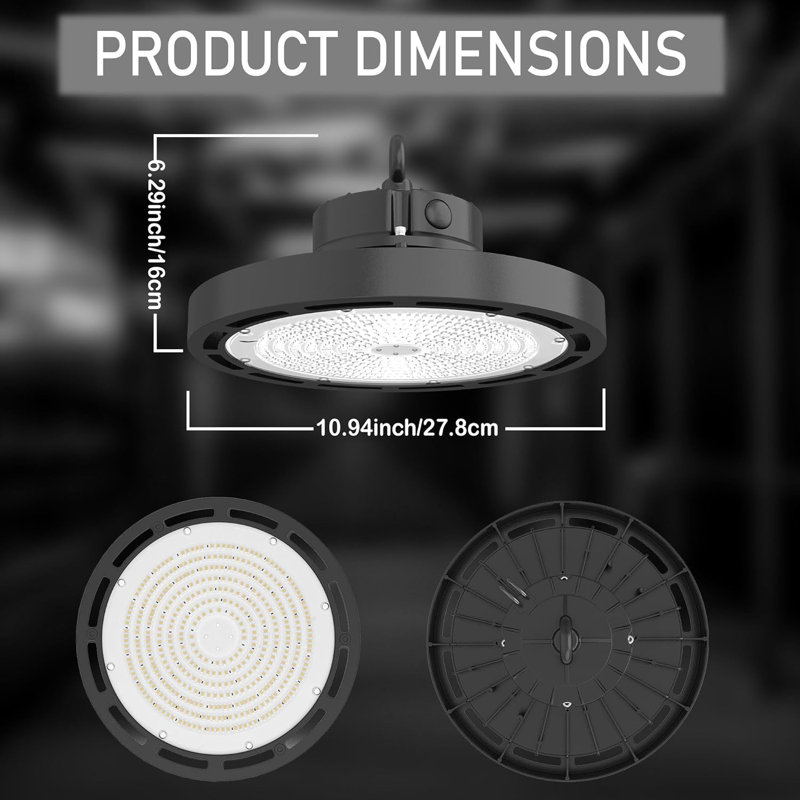 Round High Bay Ceiling Light