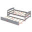 Lit plate-forme avec lit gigogne-1238540048