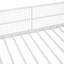 Twin Over Full Metal Bunk Bed With Wire Shelving And Lateral Storage Ladder And Wardrobe, Black-1764216787