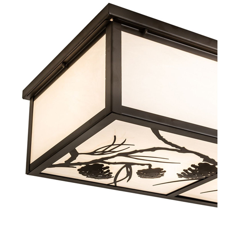 Mountain Pine 6 - Light Flush Mount