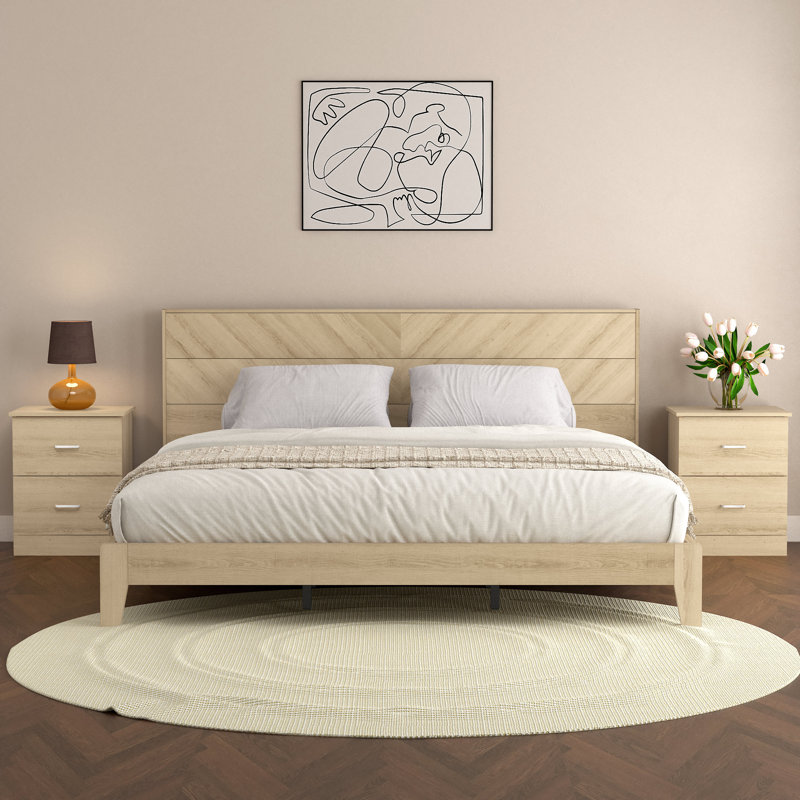 Naresh 3 Piece Bedroom Set, King