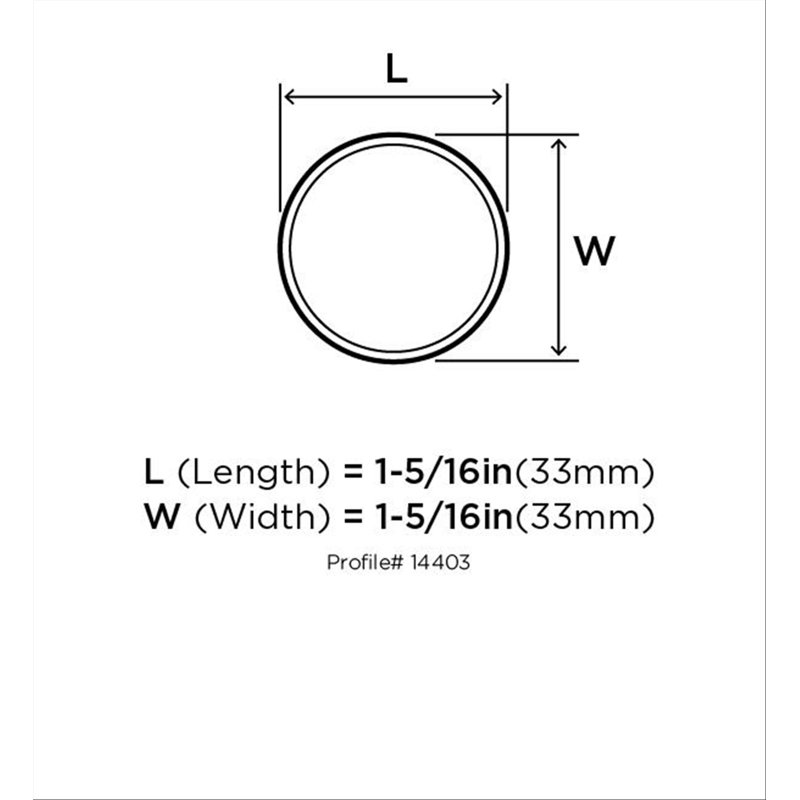 Brushed Chrome Traditional Round Cabinet Knob Set