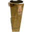 29" Prism Goldtone Metal Planter