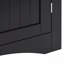 Armoire de coin multifonctionnelle de 36 pouces avec tablettes réglables - Armoire de rangement en panneau de fibres à densité moyenne imperméable pour salle de bain, cuisine et salon, autoportante avec portes, quincaillerie anti-chute, assemblage facile