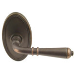 Turino Round Passage (Hall & Closet) Door Lever with Oval Rosette