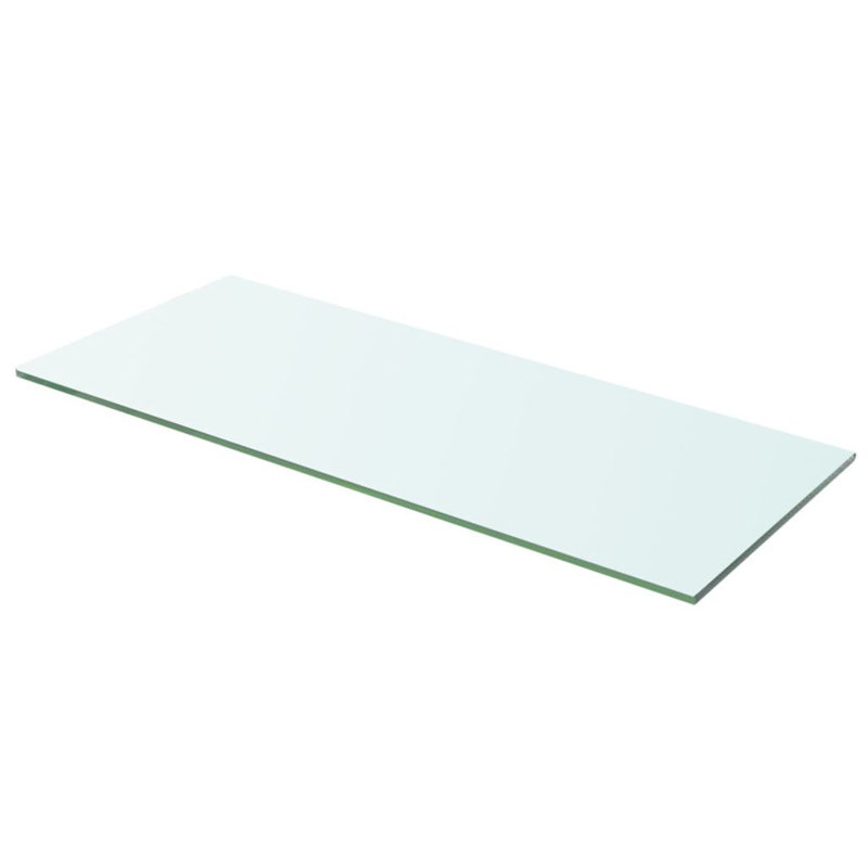 Glass Floating Shelf, 0.8cm H x 60cm W x 20cm D