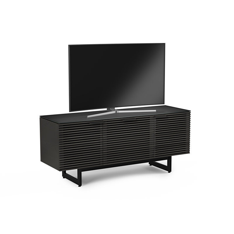 Corridor Media Console, Charcoal Stained Ash