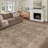 Bremerton Vintage Washable Light Brown Area Rug With Non-Slip Backing-849096776-854587707
