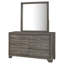 Commode 6 tiroirs avec miroir Nouva