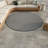  Courtyard 5' x Round Green Modern Rug-126643481