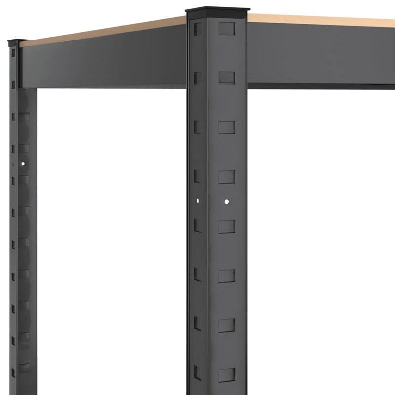 Analie 75cm W Galvanised Steel Shelving Unit