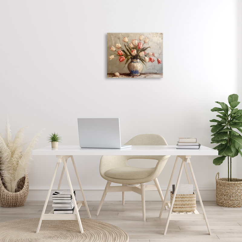 «Quiet Spring Tulips Canvas» par Arlington Prints, H 16 po x l 20 po