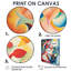 Pastel Mystery Geometrics - Art mural abstrait, salon-2104528862-2104528861