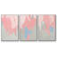 Blush Abstract I, reproduction encadrée sur toile 3 pièces-91891247-91891248