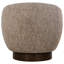 Chaise pivotante en tissu Nickson