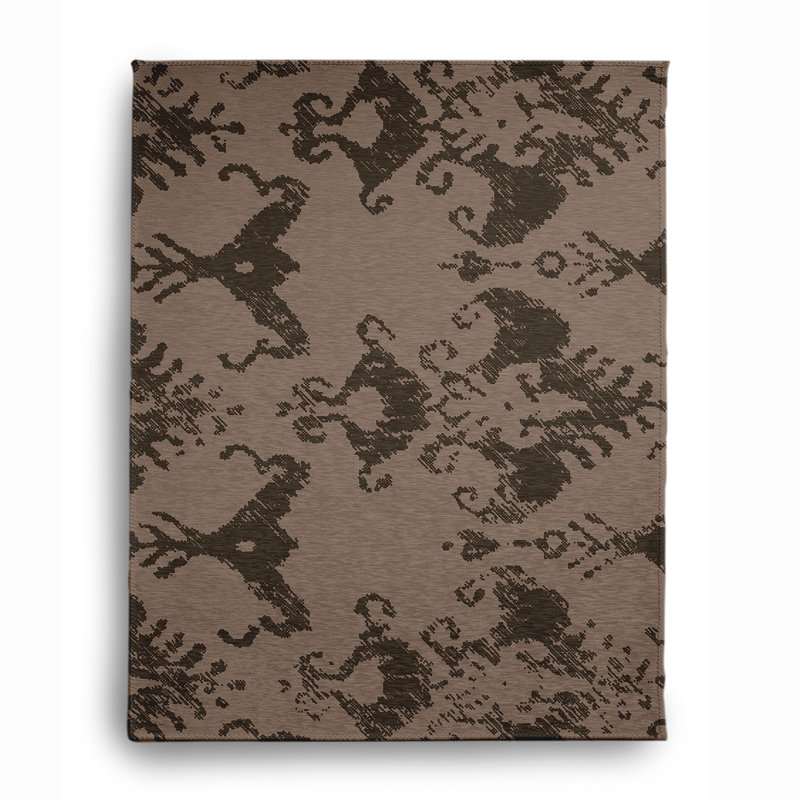 Chenille Abstract Indoor Rug, Rectangle 4' x 6'